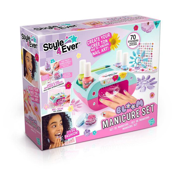 Style 4 Ever Bloom Manicure Set OFG 364 – Coffret manucure enfants mint