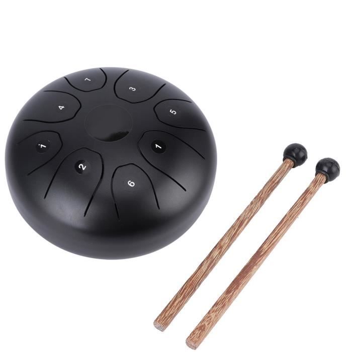 Flatsons Steel Tongue Drum Black Percussion Instrument de musique 5.5 — free download