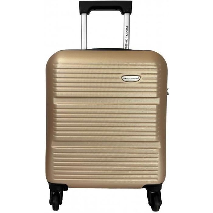 valise cabine abs champagne - ba1035b1p -