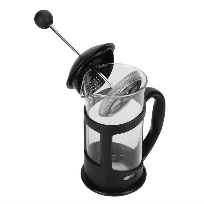 Cafetière à Piston Glacée 3 Quarts – Filtre Panier Inclus, Saveurs Préservées – Homecraft