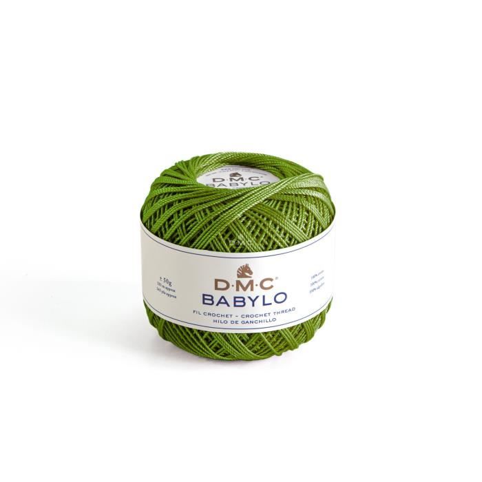 Fil à crocheter Babylo Gross. 10 - Col. 906 - Vert Pomme
