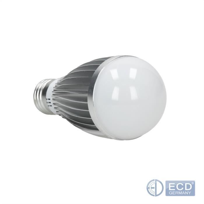 ECD Germany 1 x LED Spot E27 LED RGB 3W Réglable - AC 220-240 - 16 couleurs à 248 lumens - Angle de 30 ° - Télécommande 24 Touches