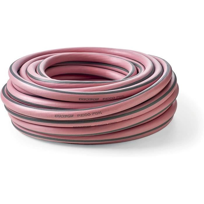 G.F. Tubo RECO 15m 5/8 Per Irrigazione: In Plastica Riciclata, Antitorsione, Fucsia - Made In France