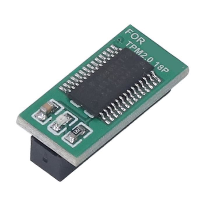 Module TPM 2.0 MSI – Interface LPC 14 Broches, Cryptage Renforcé, Pour Windows 11, Compatible Cartes Mères Séries Z590, X299, Etc.