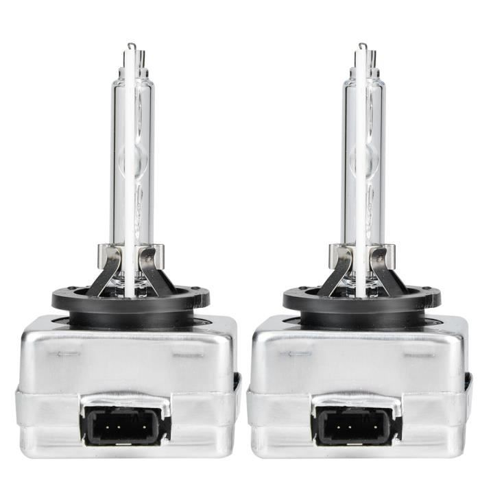 Garosa lumière au xénon HID 2pcs D1S 6000K 35W phare avant de voiture ampoules de remplacement de lampe au xénon