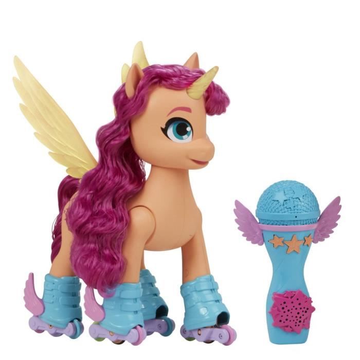 My Little Pony Sunny Starscout chante en rollers jouet 22 5 cm télécommande 50 réactions lumières et musique My Little Pony Sunny Starscout chante en rollers jouet 22 5 cm télécommande 50 réactions lumières et musique