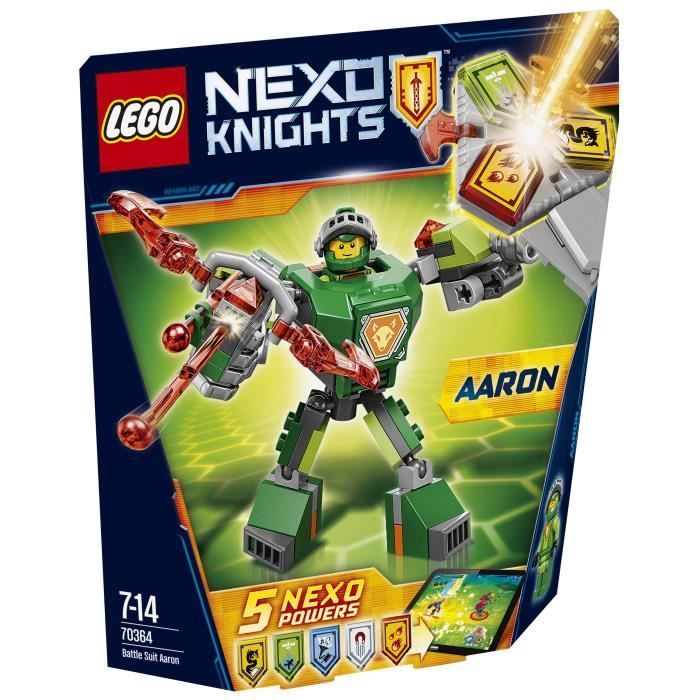 LEGO® Nexo Knights 70364 La Super Armure dAaron Reconditionné - Lego reconditionné disponible sur Cdiscount Seconde Vie