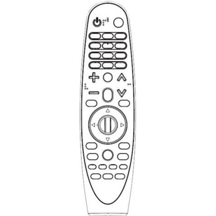 Télécommande RF LG AN MR18BA Compatible avec TV LCD Couleur Simple d'utilisation