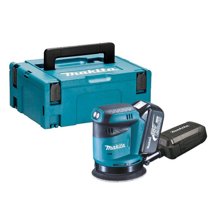 Ponceuse excentrique 125mm LXT 18V + 1x BL1830B + Makpac