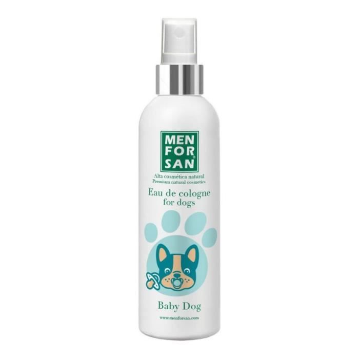 Menforsan Eau de Toilette Baby Dog 125ml, Effet déodorant, Parfum Frais et Durable - 8414580030364