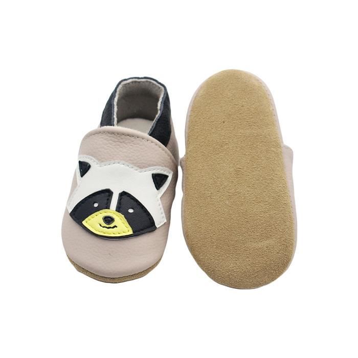 Panda – Chausson en Cuir Souple