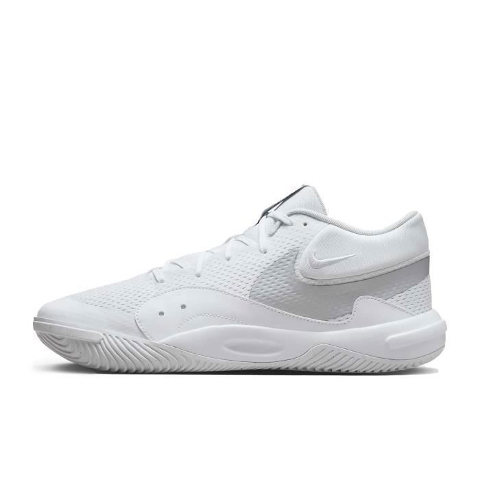 Chaussures de volley - NIKE - Hyperquick (fn4678-102) - Blanc/Argent - Doublure cuir synthétique - Semelle caoutchouc antidérapante