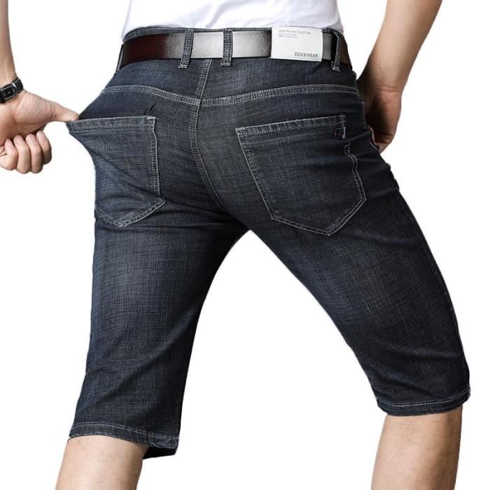 Jean Homme Coupe Droite Runcati - Denim Stretch Confortable - Pour Tous Les Jours, Bureau Ou Sortie