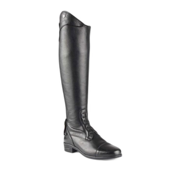 Bottes d'équitation cuir femme Premier Equine Veritini noir/noir