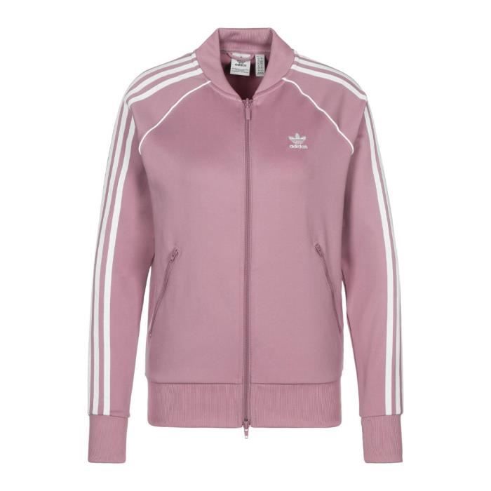 Veste de survêtement Mauve Femme Adidas Tracktop Pb