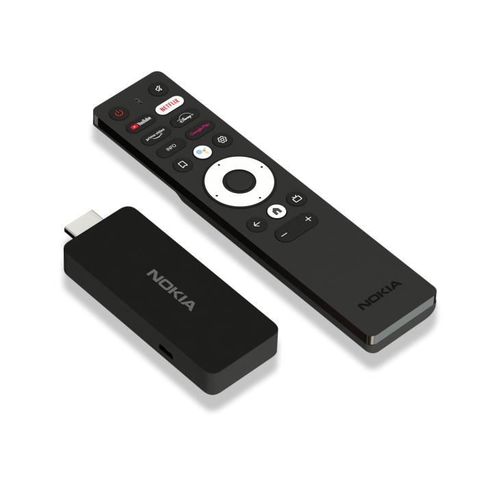 NOKIA Clé USB Streaming 800, Full HD Avec Câble d'extension HDMI et Télécommande Bluetooth