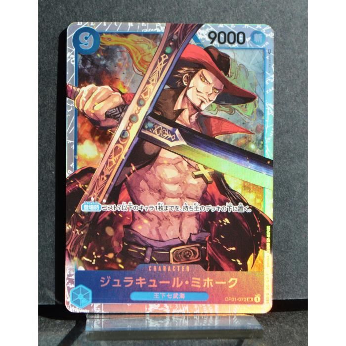 Carte ONE PIECE Dracule Mihawk Super Rare OP01070 SR OP01 NEUF JPN Cdiscount Jeux Jouets