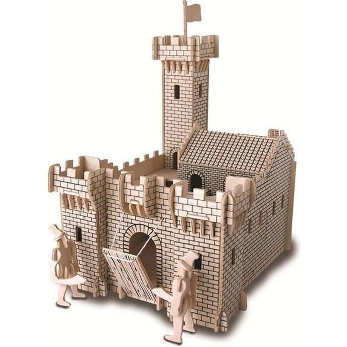 Château de Chevalier QUAY Kit de construction en bois FSC - Cdiscount Jeux  - Jouets