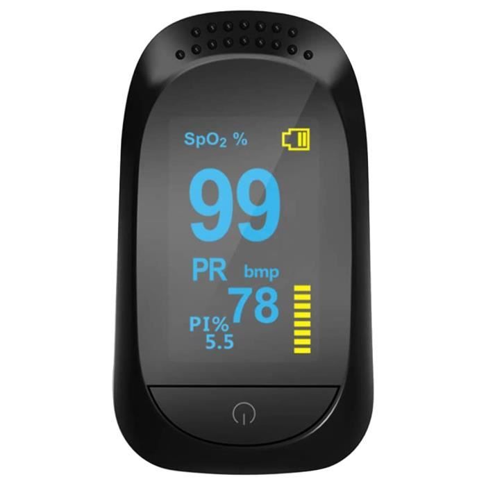 Oxymètre De Doigt Professionnel Avec écran Rotatif - Mesure Saturation Oxygène Et Fréquence Cardiaque