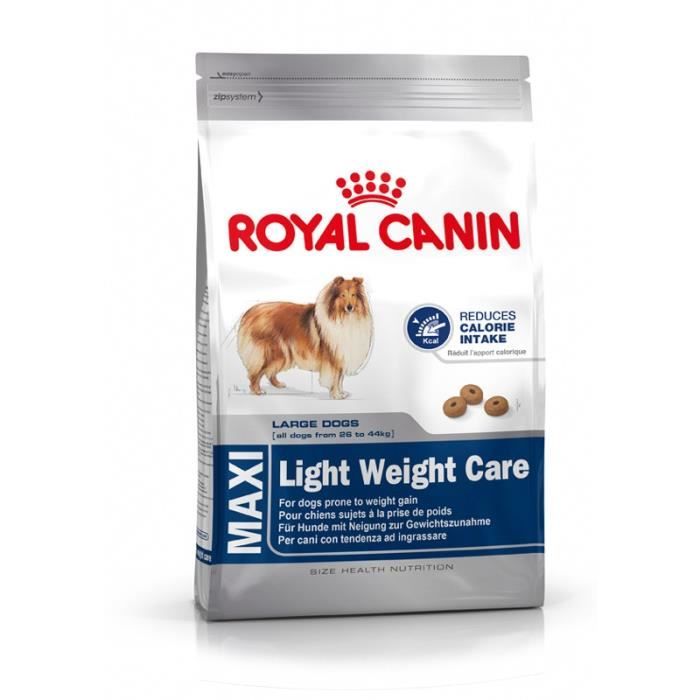 Royal Canin Maxi Light Weight Care kg Cdiscount