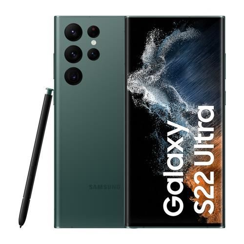 Samsung Galaxy S22 Ultra SM-S908B 173 cm (6.8) Double SIM Android 12 5G USB Type-C 12 Go 256 Go 5000 mAh Vert
