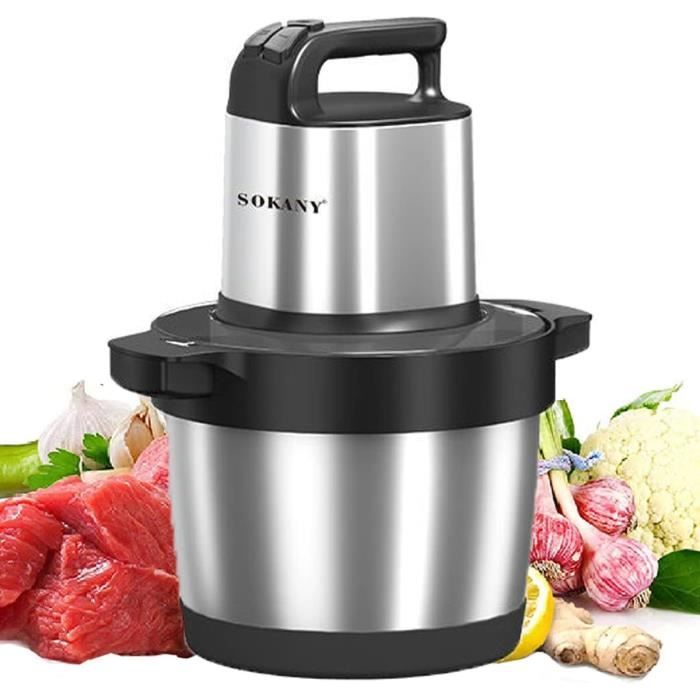 NUMNER Hachoir Électrique 5L, Hachoir a Viande Polyvalent 500W, Moteur