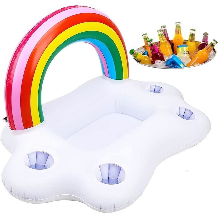 Porte-gobelet Gonflable Flottant, Gonflable Porte-Boissons 2 En 1