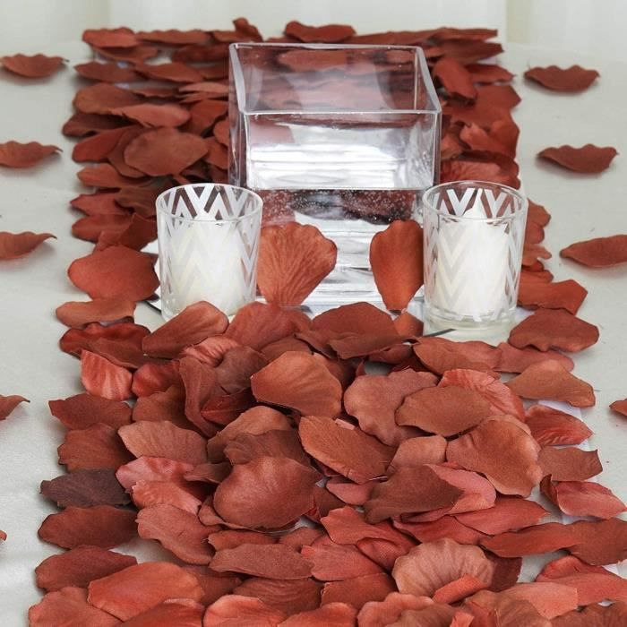 1000 Pétales Rose Artificiels Bleu Foncé - Décoration Mariage, Fête, Photo - Environ 5x5cm