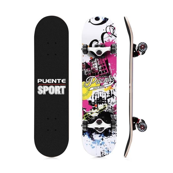 Skateboard City Cruiser Rollet Orange 63cm - Pour Pièces - Gommes Et Roues à Changer