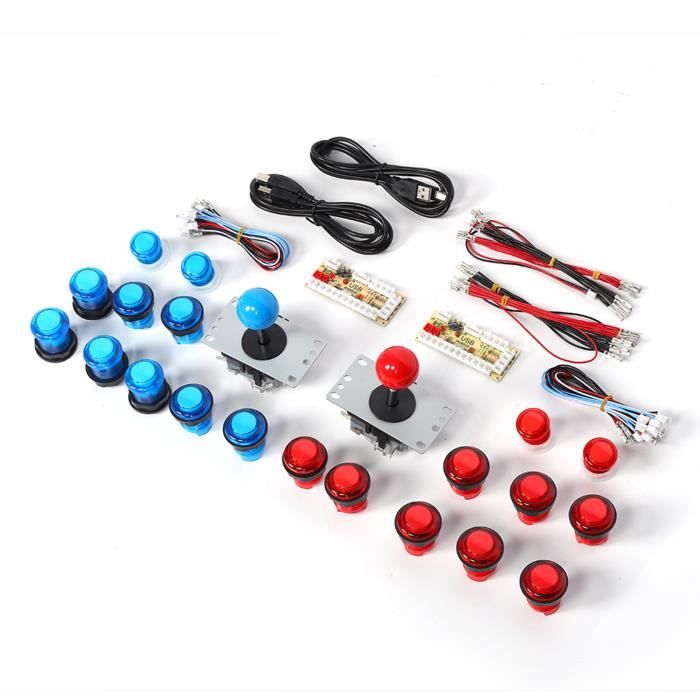 Tbest Boutons-poussoirs d'arcade Kit de joystick d'arcade bricolage ...