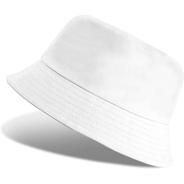 Bob Chapeau Unisexe Anti-UV UMIPUBO - Chapeau De Pêcheur Pliable Pour Femme Et Homme