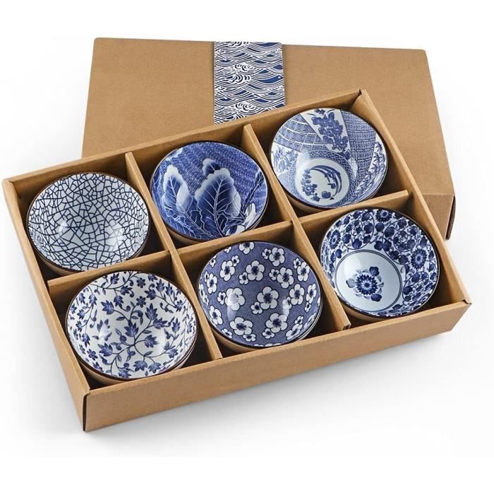 Lot De 6 Bols En Céramique - Teintes Bonbon, 680ml - Micro-ondes Et Lave-vaisselle - Pour Céréales, Soupe, Etc.