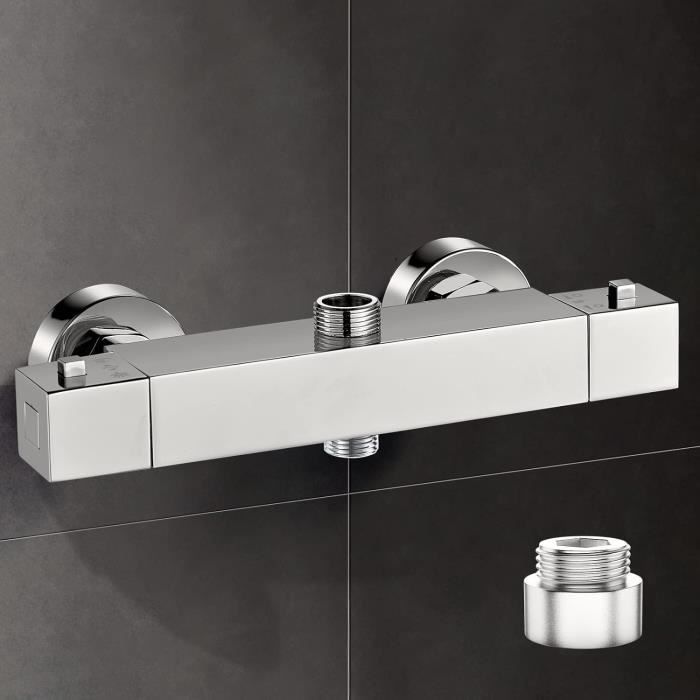 Grille De Vidange Douche Carrée Newport Brass – Laiton Chromé Poli, Ouverture Boîte