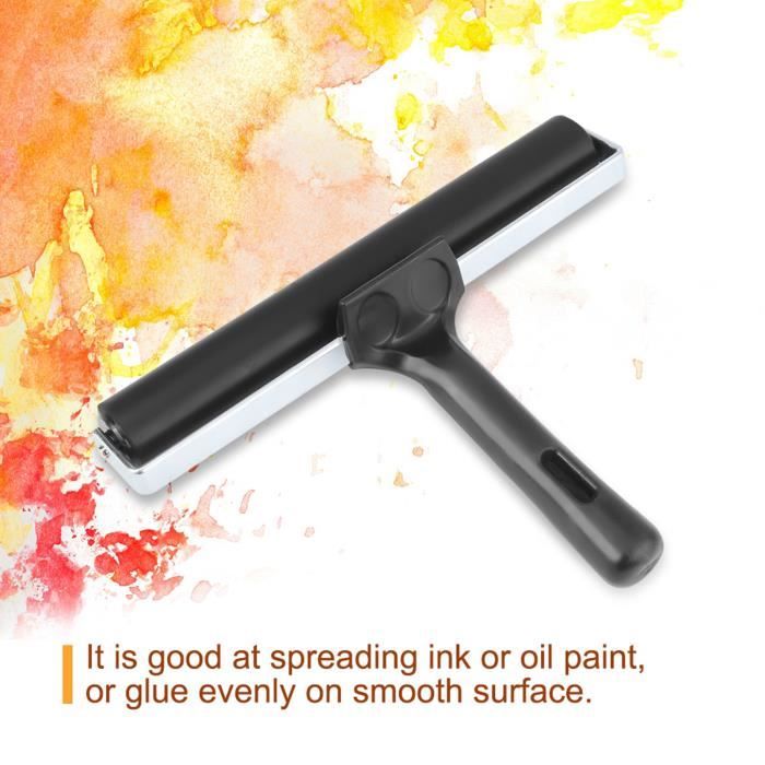 Rouleau En Caoutchouc (Brayer) Pour Peinture, Encre Et Estampage - Taille 10/15/20 Cm - Outil D'Artisanat, Impression, DIY - 5