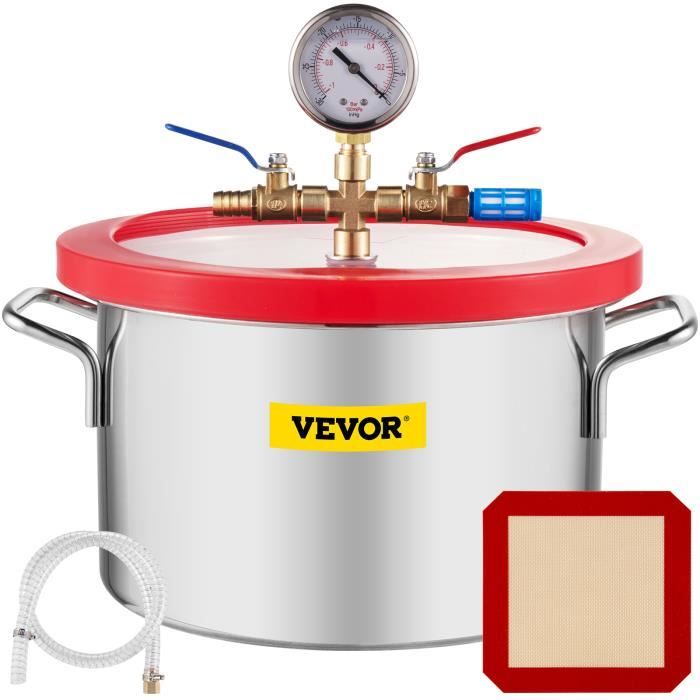 Pompe à Vide Climatisation - VEVOR - Chambre à Vide 1,5 gallon