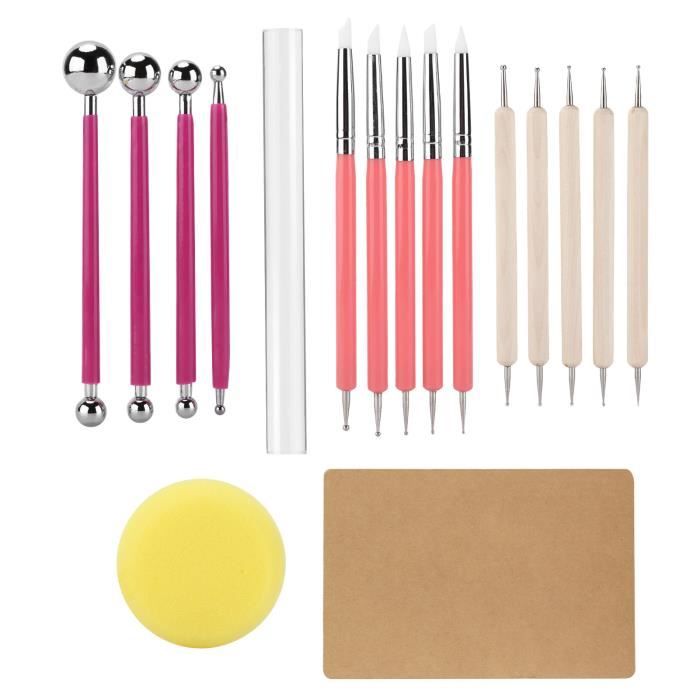 Ensemble D'outils Pour Argile Polymère - Ensemble De Modelage D Argile 48 Pieces