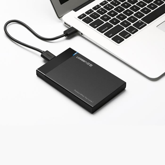 Boîtier Externe Pour Disque Dur 3,5 Pouces - USB 3.0 - Alimentation Secteur EU - Compatible SATA 2,5/3,5 Pouces