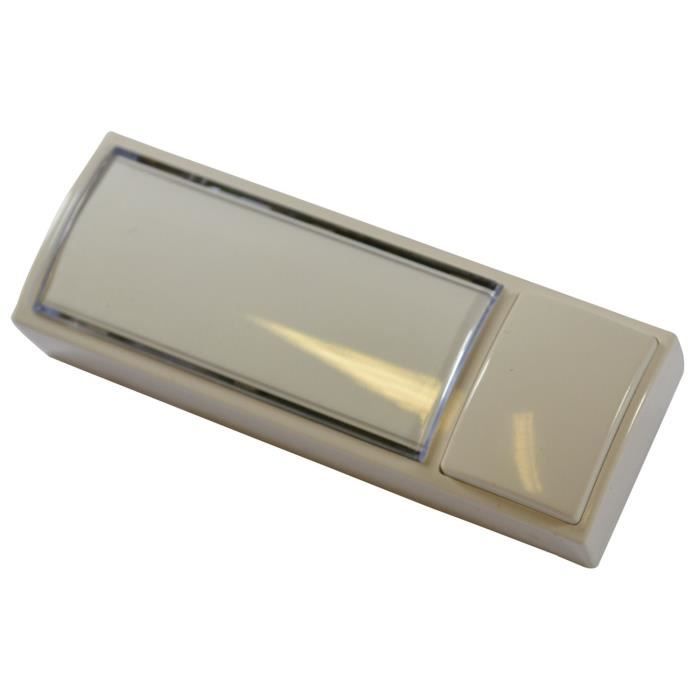 Bouton De Sonnette Broan C806 (10V) Avec Support Encastré Et Lumière - NOS Scellé