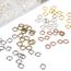 pandahall Elite 1 Boite Laiton Anneaux de jonction Anneau Ouvert Jump Ring 4mm//5mm//6mm//7mm//8mm//10mm Anneaux Mixte Fermer mais Dessoude sans Nickel Antique Bronze