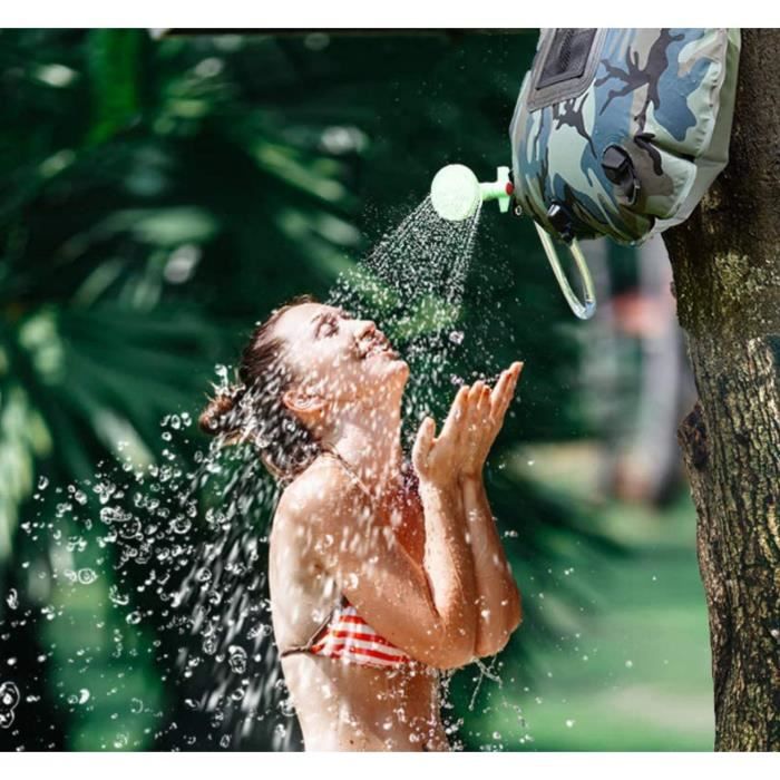 Sac de douche solaire Portable, sac de douche de Camping à