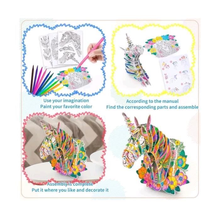 Cadeau Fille Jouet Creatif-Artisanat Enfant-Kit Bricolage Jouet
