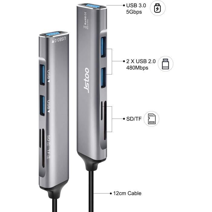 ORICO – lecteur de cartes SD 4 en 1 USB 3.0, adaptateur de carte