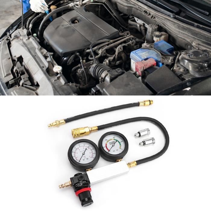 Acheter Kit de détecteur de fuite de testeur de fuite de cylindre  automatique, Kit d'outils de jauge de moteur à essence Double