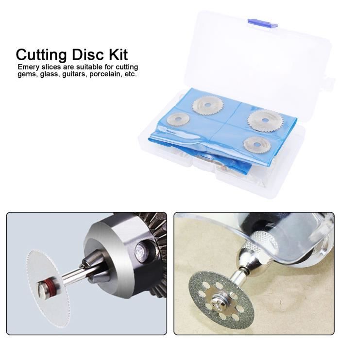 Kit 64 Disques Abrasifs Radiaux 1 Pouce – Brosse Polissage 3mm & 2,35mm Pour Outil Rotatif Dremel