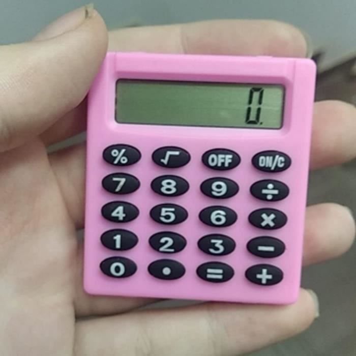 Mini Calculatrice 8 Chiffres Portable - Calculatrice De Poche Pour Étudiants Et Enfants