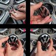 juxinchang- 4pcs Centres de roue 70MM VW Logo caches moyeux pour Volkswagen Toureg 7L6601149B-2
