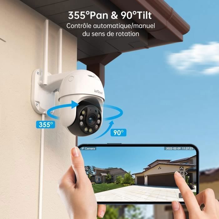 Tapo Caméra Surveillance WiFi Extérieur Caméra IP Haute résolution 3MP,  étanche IP66 & Tapo Caméra Surveillance WiFi (Tapo C200[165] - Cdiscount  Bricolage