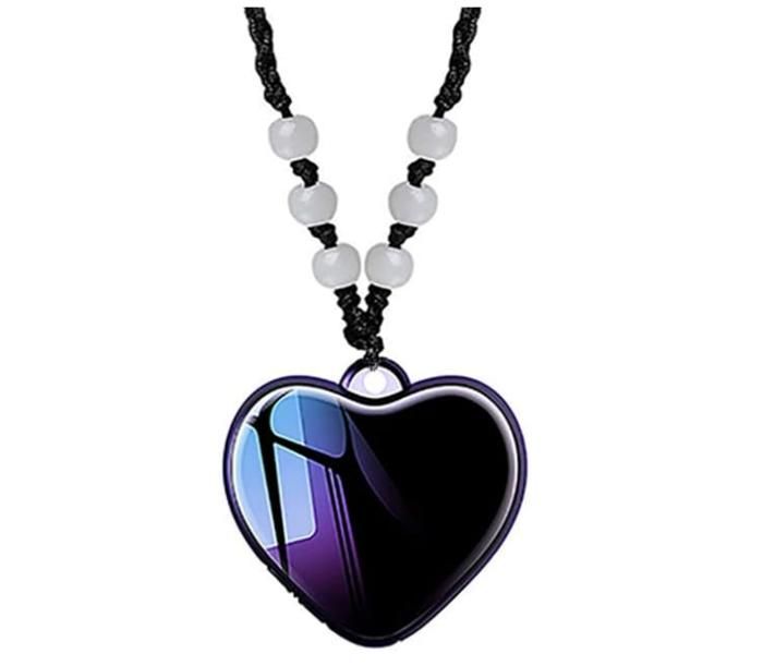 Cache Collier Espion vocal caché, collier porte-clés avec écouteur et dictaphone ...