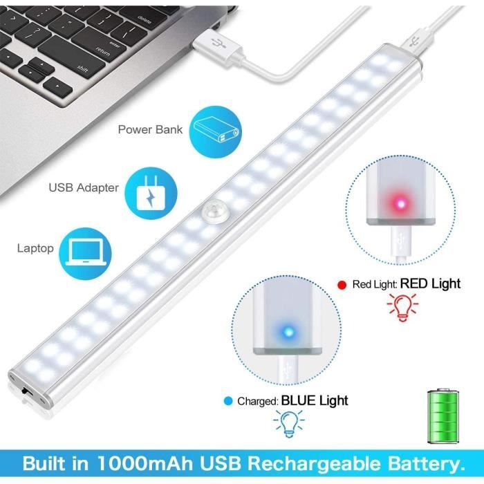 Lot De 4 Lampes De Lecture LED Pour Le Cou, Rechargeables Par USB Flexibles 4 Modes Lampe De Chevet Mains Libres 85889024