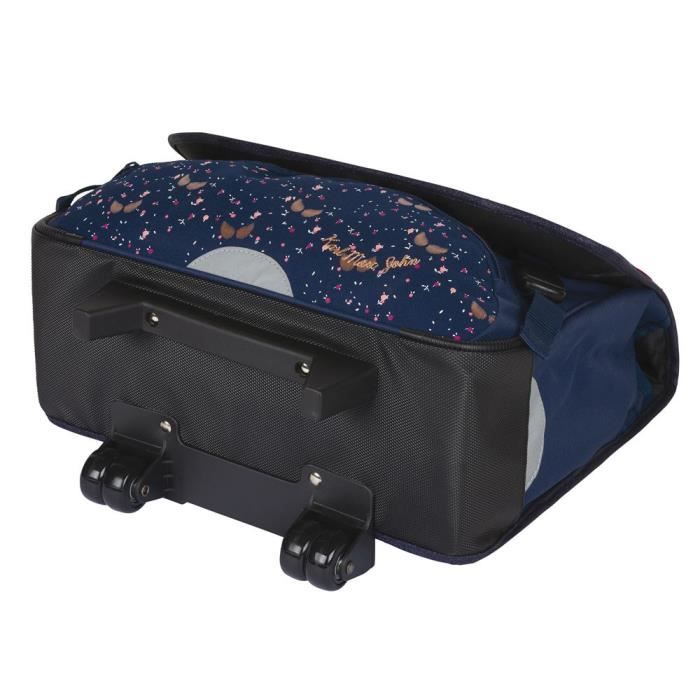 Cartable roulettes LITTLE KARL MARC JOHN Marine 41 CM